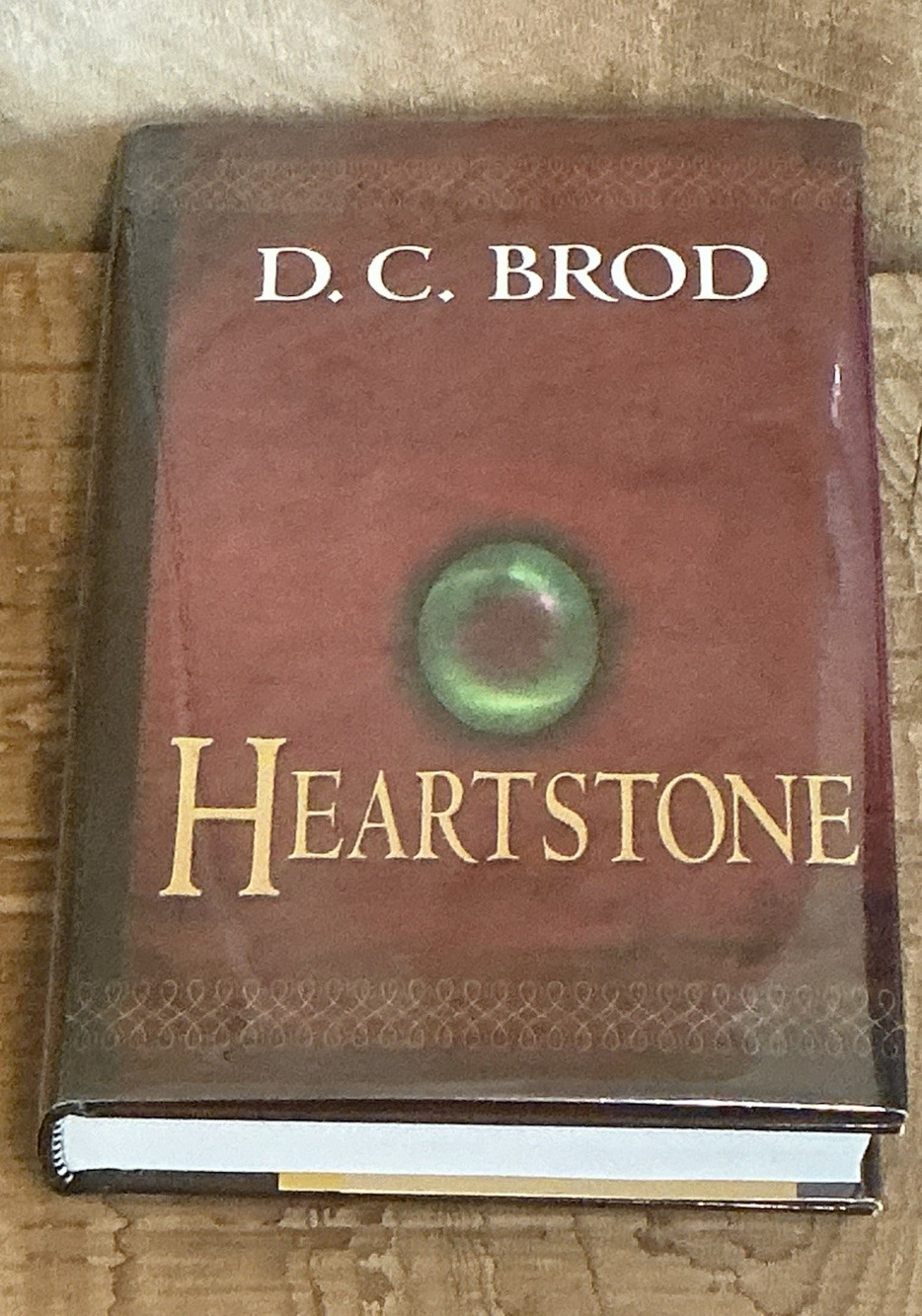 Heartstone D.C. Brod SIGNED First Edition 2nd Print Hardcover DJ Mystery Book